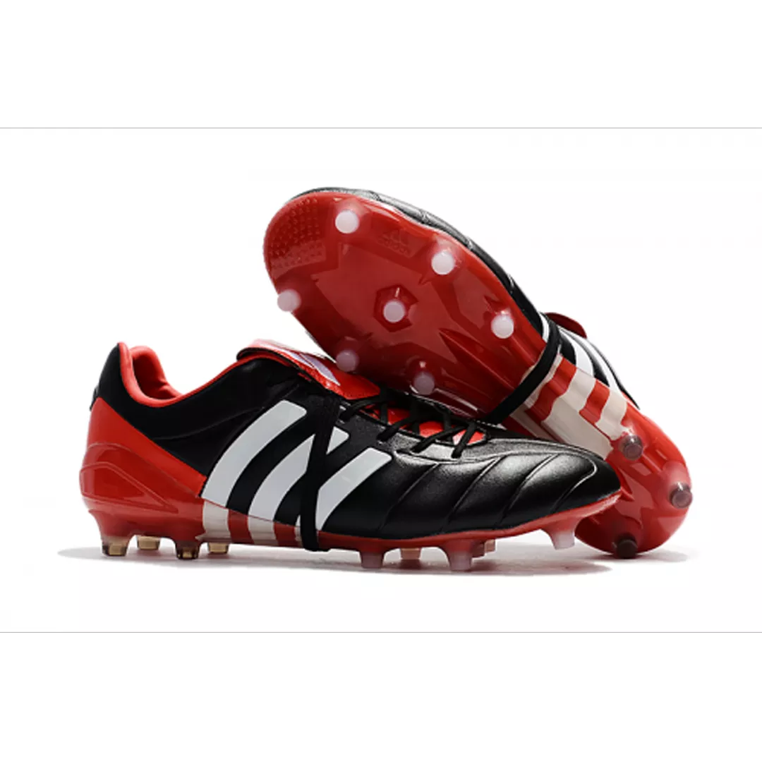 AD X Predator Mania Champagne FG Football Boots-Black&Red