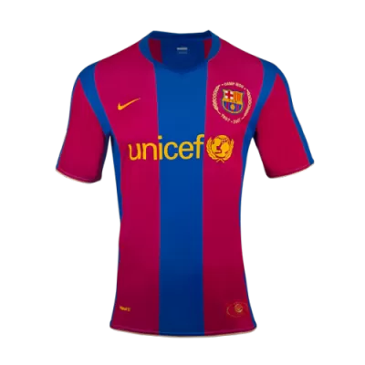 Barcelona Classic Football Shirt Home 2007/08 - bestfootballkits