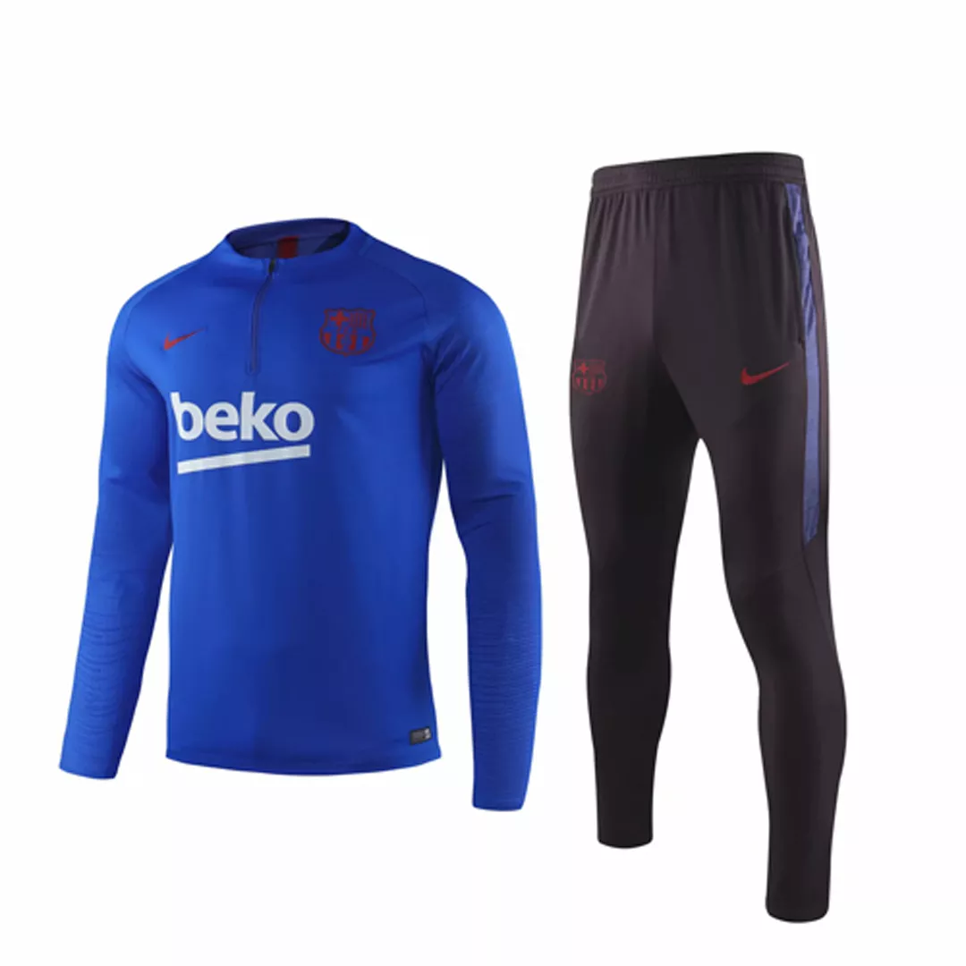 Barcelona Zipper Sweatshirt Kit(Top+Pants) 2019/20