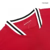 Men Retro Fan Version Manchester United Home Soccer Jersey 2011/12 Red - bestfootballkits