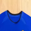 Men Retro Fan Version 02/03 Manchester United Third Soccer Jersey Blue - bestfootballkits