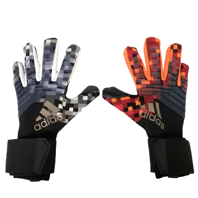 AD White&Orange Predator Pro Goalkeeper Gloves - bestfootballkits