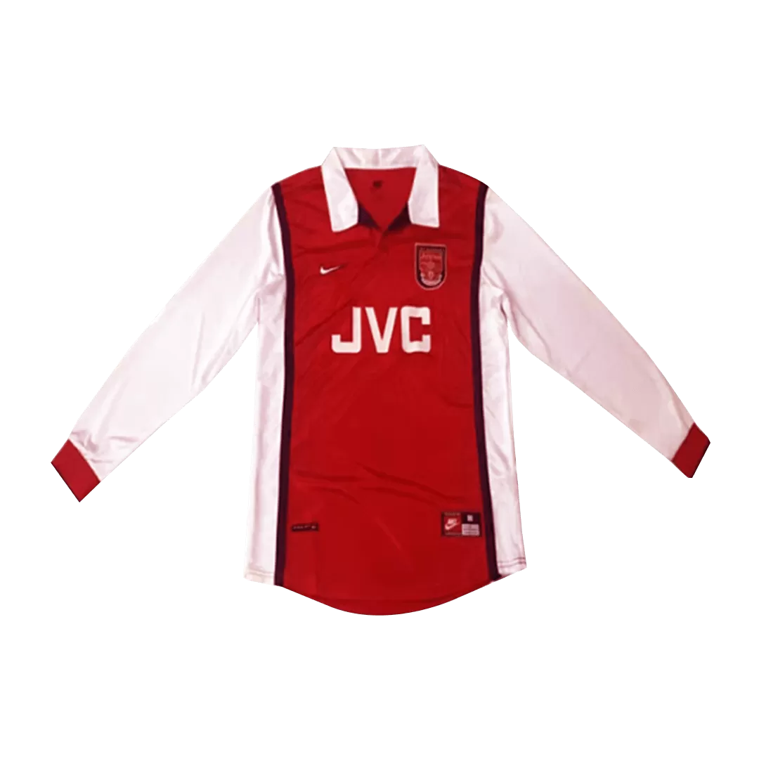 Arsenal Classic Football Shirt Home Long Sleeve 1998/99