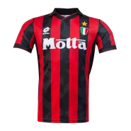 AC Milan Classic Football Shirt Home 1992/94 - bestfootballkits