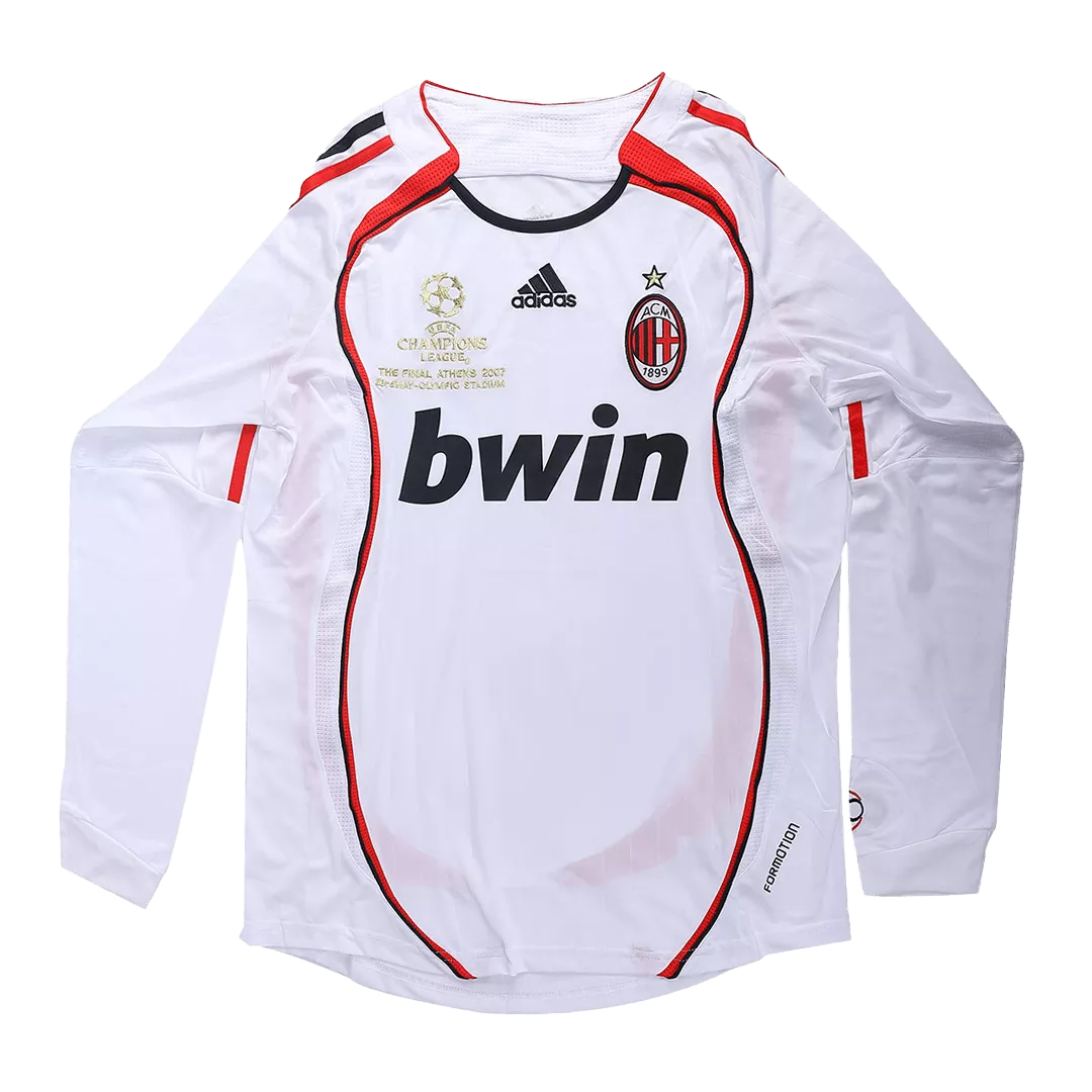 AC Milan Classic Football Shirt Away Long Sleeve 2006/07