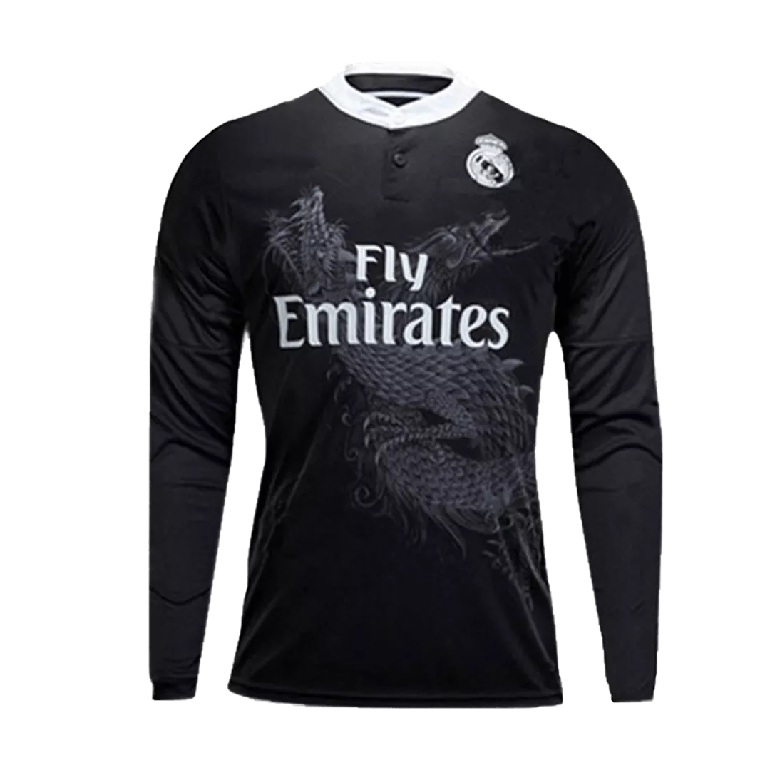 Real Madrid Classic Football Shirt Away Long Sleeve 2014/15