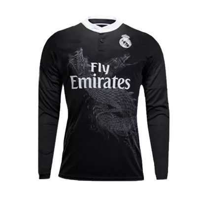 Real Madrid Classic Football Shirt Away Long Sleeve 2014/15 - bestfootballkits