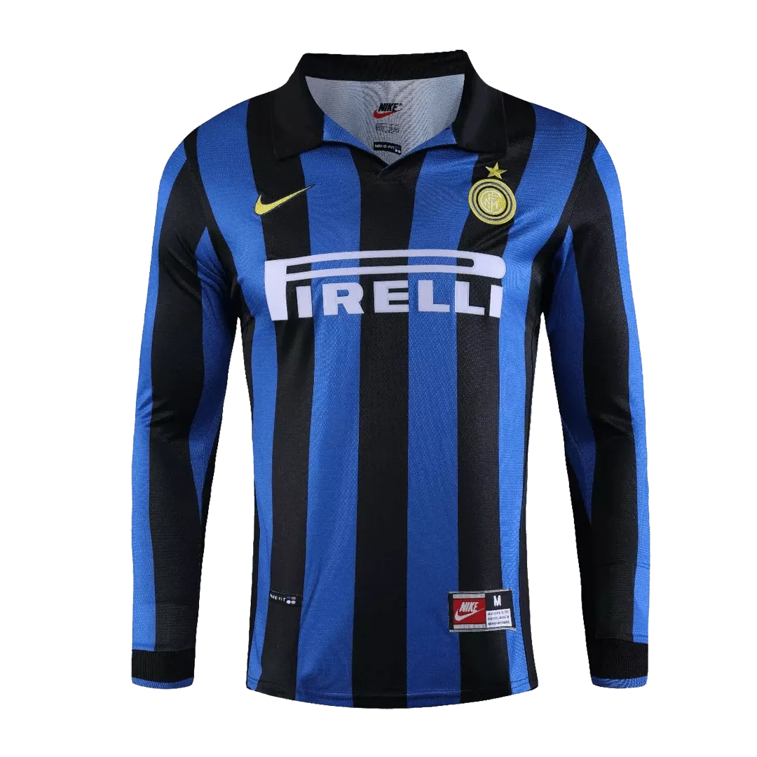 Inter Milan Classic Football Shirt Home Long Sleeve 1998/99