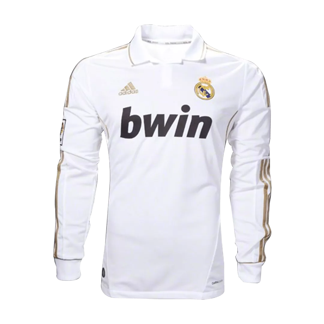 Real Madrid Classic Football Shirt Home Long Sleeve 2011/12