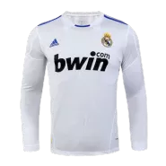 Real Madrid Classic Football Shirt Home Long Sleeve 2010/11 - bestfootballkits