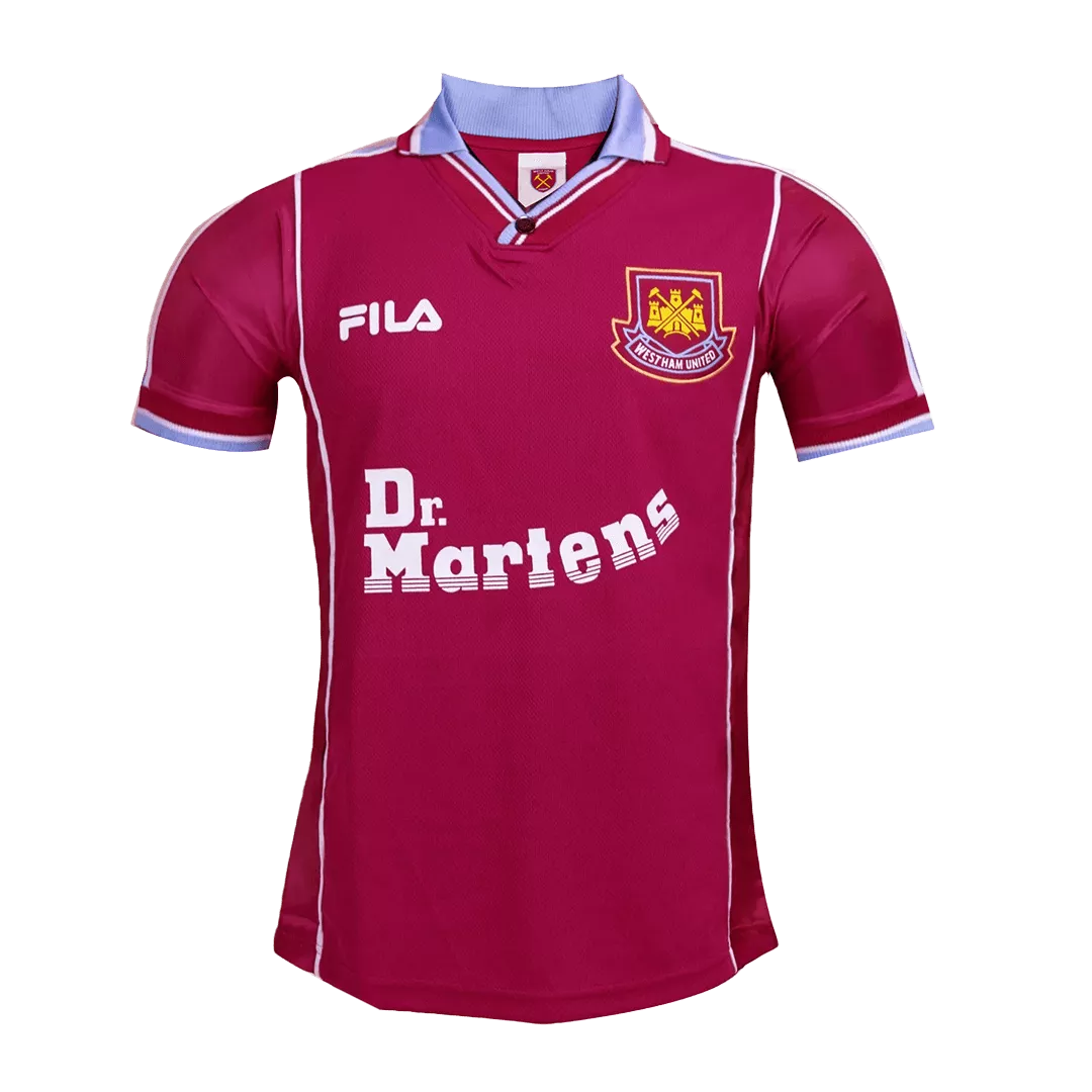 West Ham United Classic Football Shirt Home 1999/1
