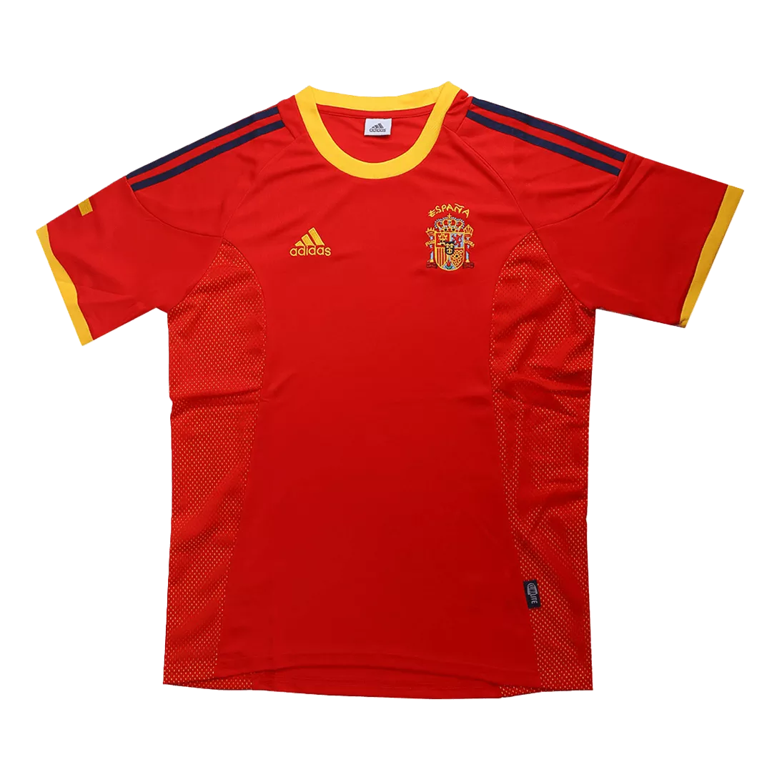 Spain Classic Football Shirt Home 2002