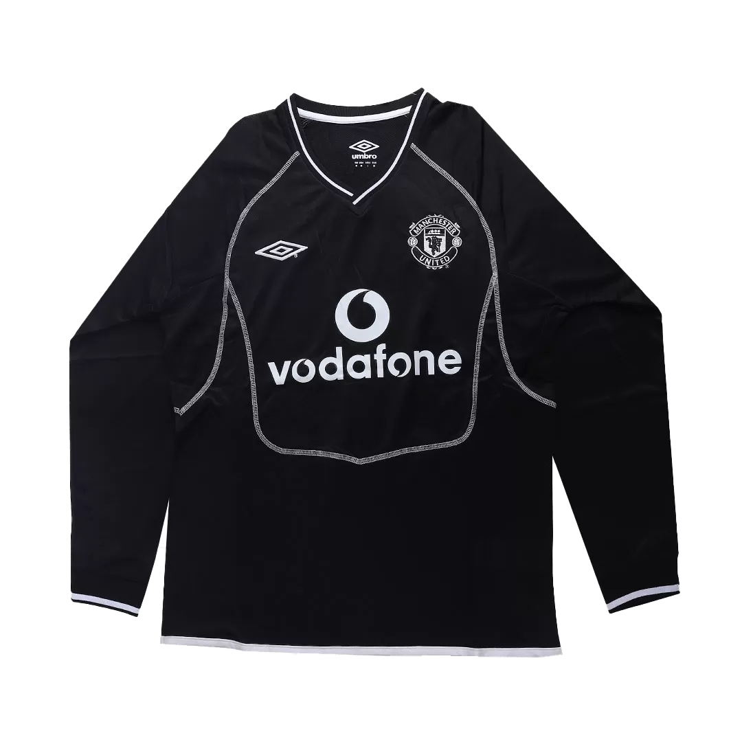 Manchester United Classic Football Shirt Long Sleeve 2000/01