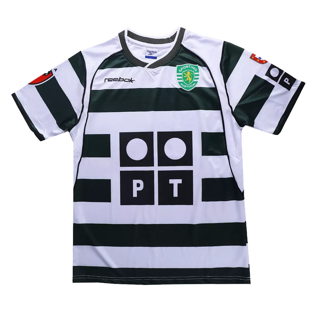 Sporting CP Classic Football Shirt Home 2001/3