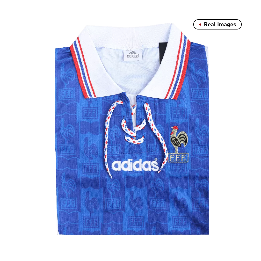 France Classic Football Shirt Home 1996 - bestfootballkits