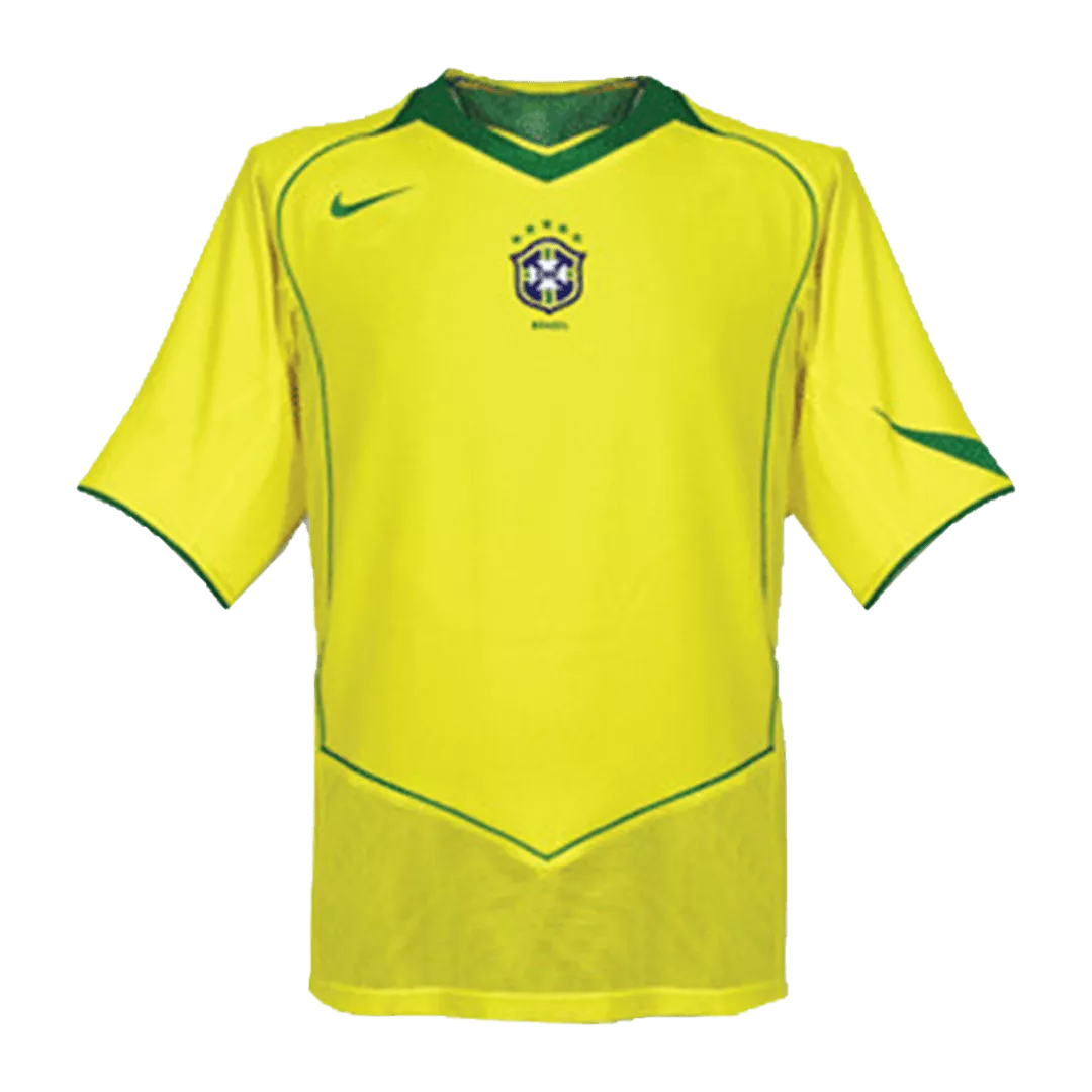 Brazil Classic Football Shirt Home 2004