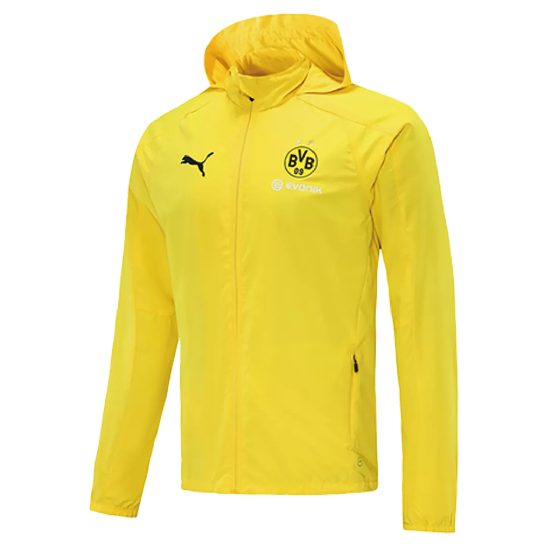 Borussia Dortmund Windbreaker Hoodie Jacket 2021/22 - bestfootballkits
