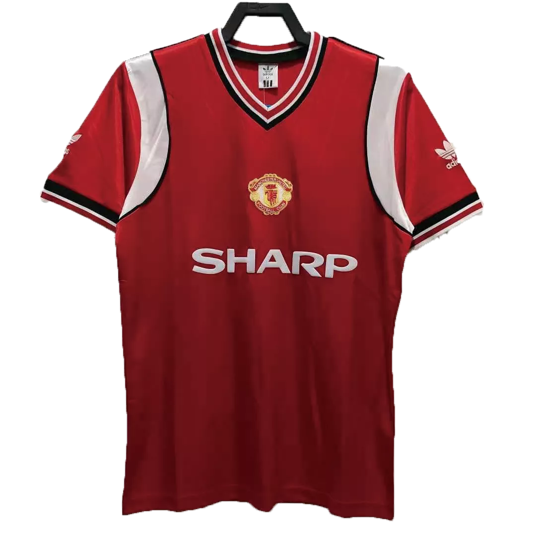 Manchester United Classic Football Shirt Home 1985