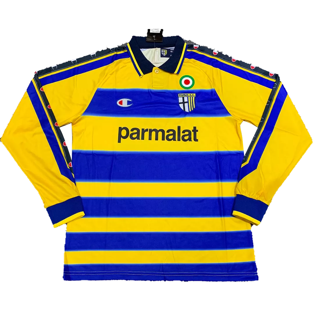 Parma Calcio 1913 Classic Football Shirt Away Long Sleeve 1999/00