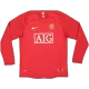 Manchester United Classic Football Shirt Home Long Sleeve 2007/08 - bestfootballkits
