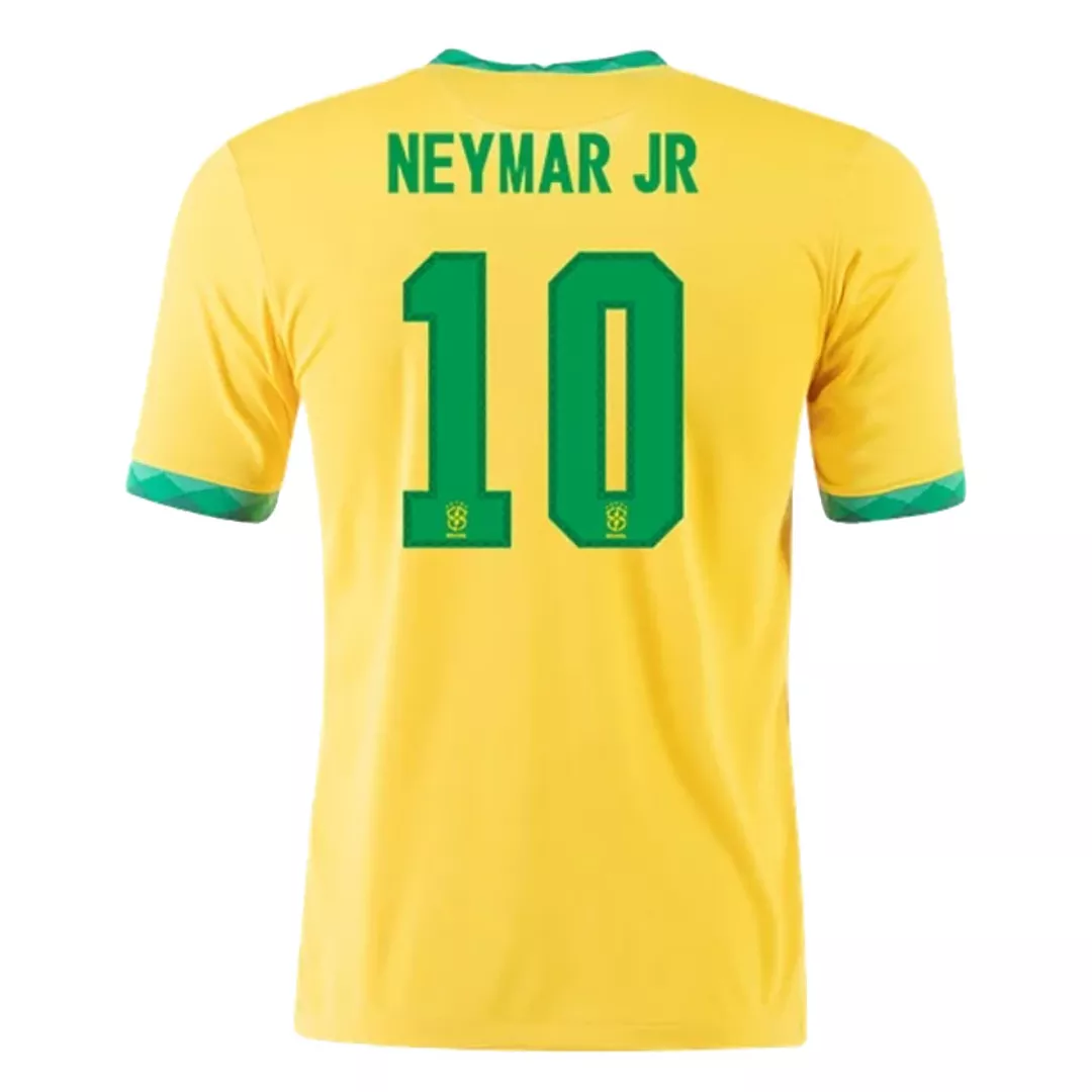NEYMAR JR #10 Brazil Football Shirt Home 2021