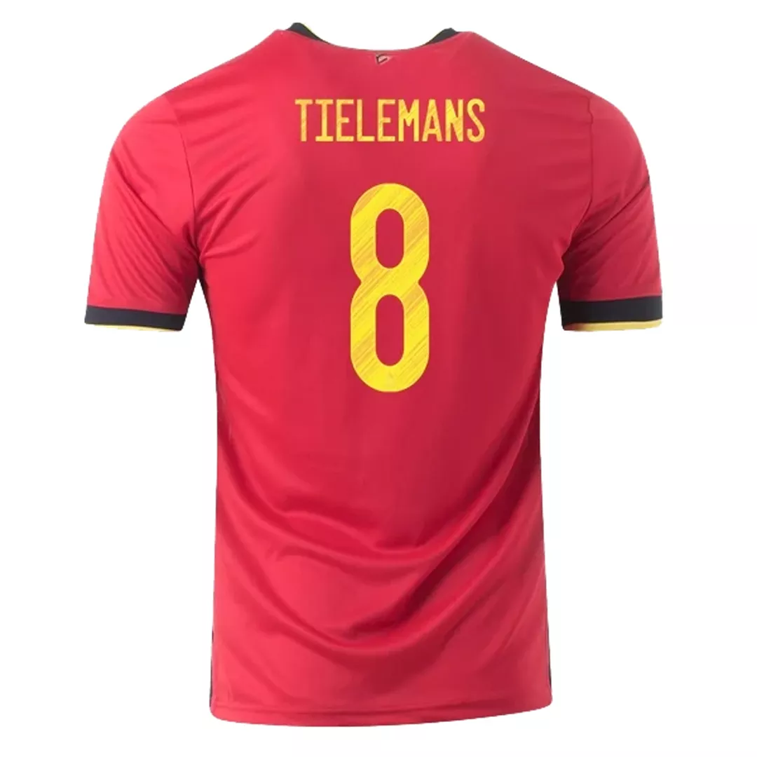 TIELEMANS #8 Belgium Football Shirt Home 2020