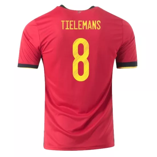 TIELEMANS #8 Belgium Football Shirt Home 2020 - bestfootballkits