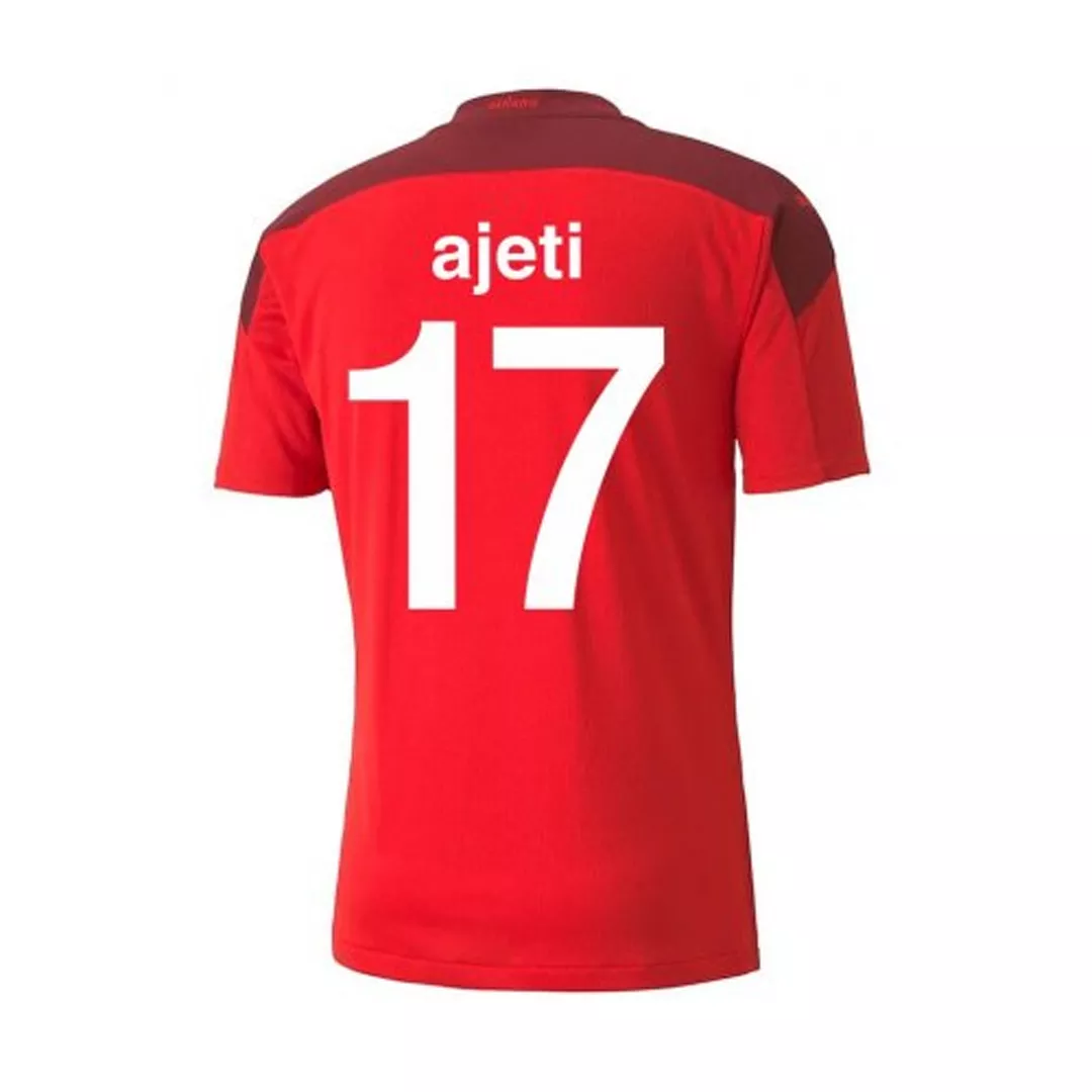 AJETI #17 Switzerland Football Shirt Home 2021