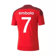 EMBOLO #7 Switzerland Football Shirt Home 2021 - bestfootballkits