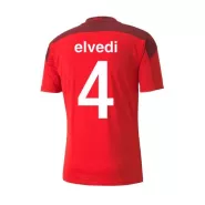 ELVEDI #4 Switzerland Football Shirt Home 2021 - bestfootballkits