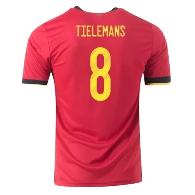 TIELEMANS #8 Belgium Football Shirt Home 2020 - bestfootballkits