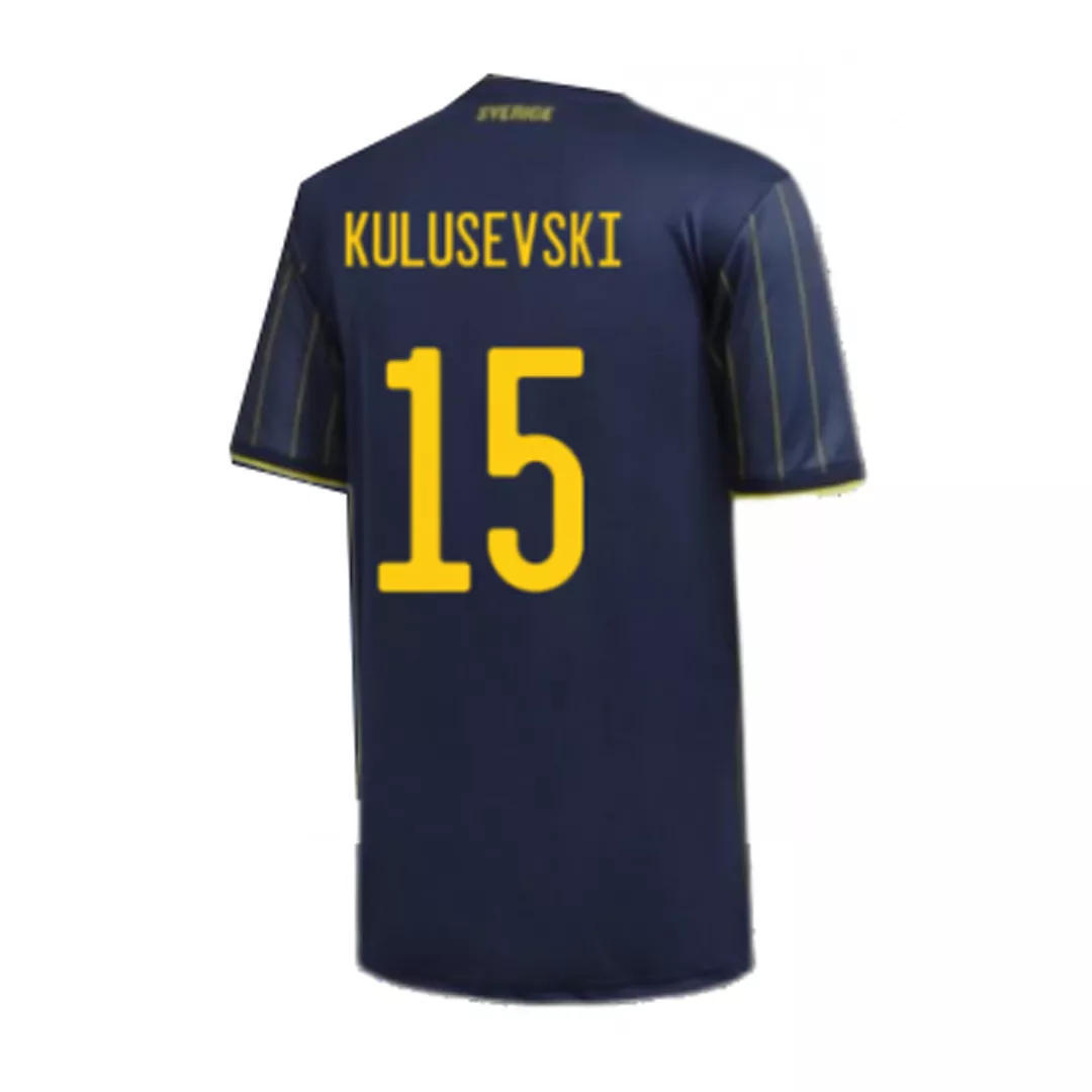 KULUSEVSKI #15 Sweden Football Shirt Away 2020