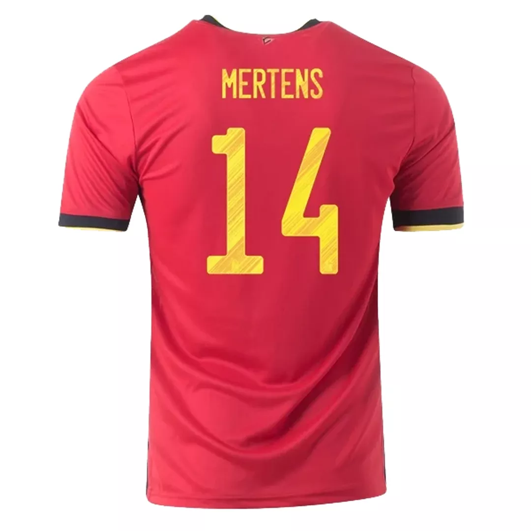MERTENS #14 Belgium Football Shirt Home 2020