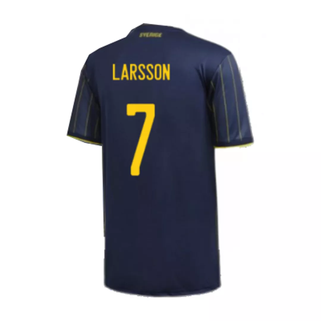 LARSSON #7 Sweden Football Shirt Away 2020