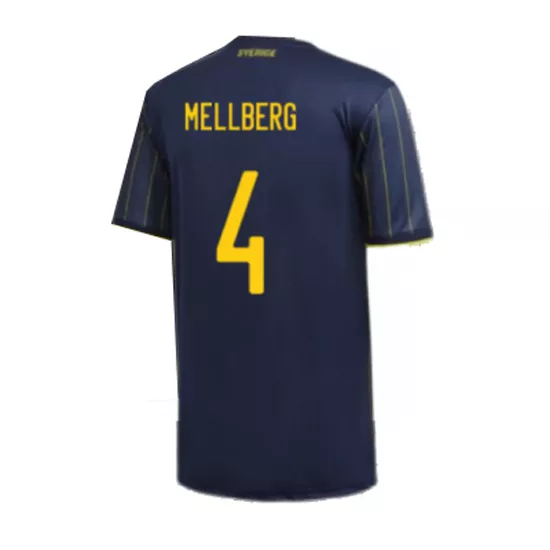 MELLBERG #4 Sweden Football Shirt Away 2020 - bestfootballkits