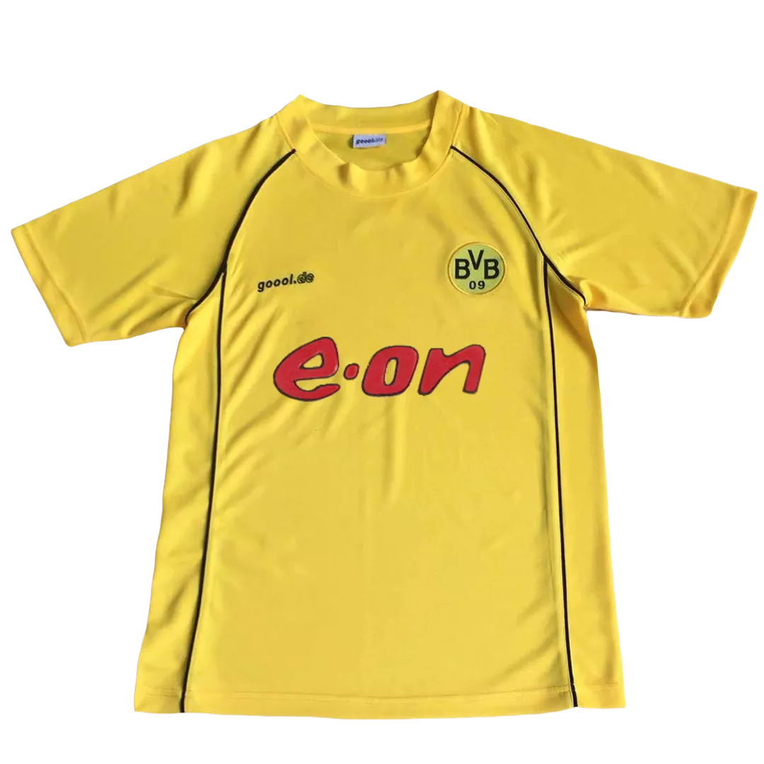 Borussia Dortmund Classic Football Shirt Home 2002