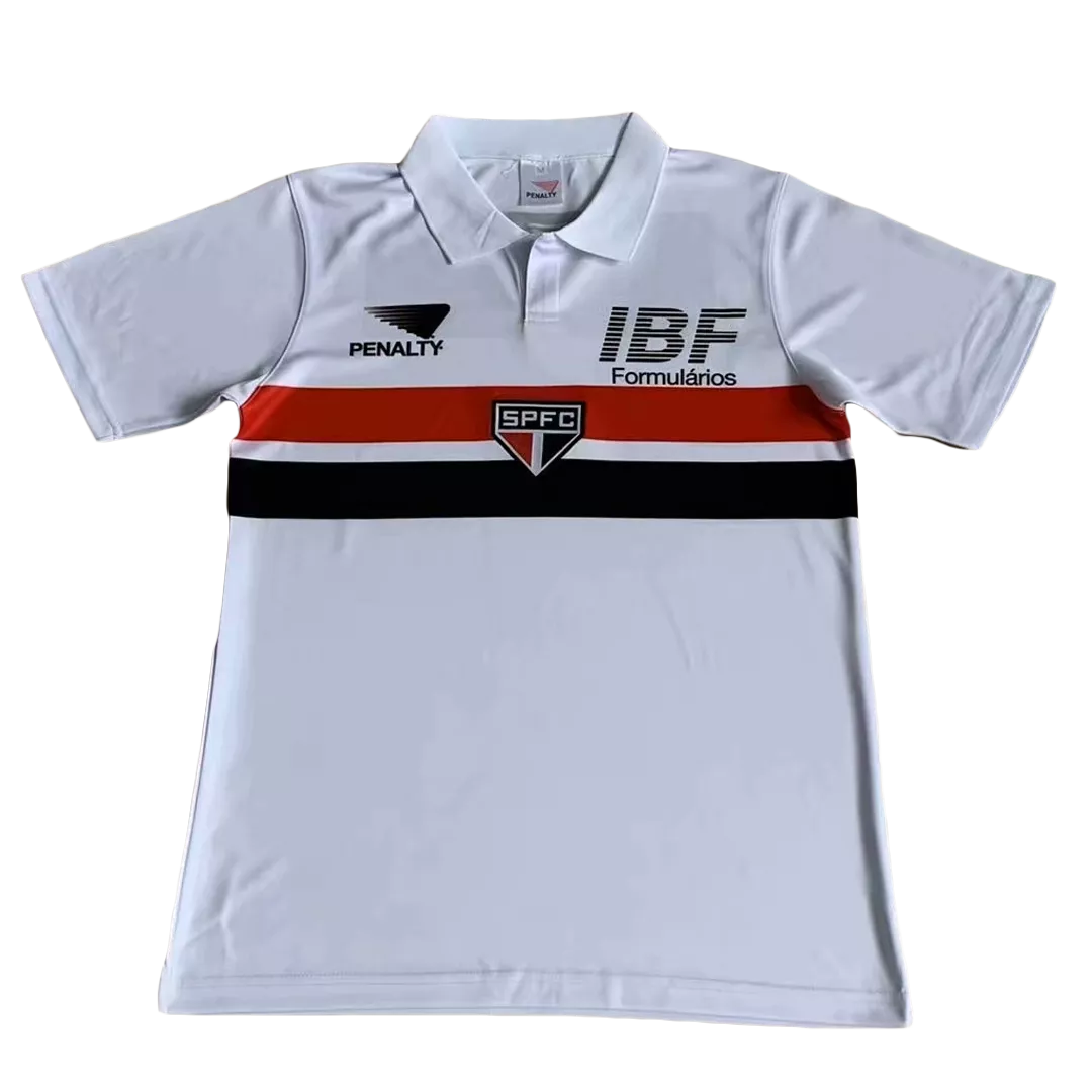 Sao Paulo FC Classic Football Shirt Home 1991