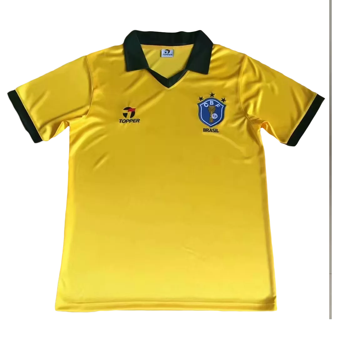 Brazil Classic Football Shirt Home 1985