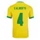 CALBERTO #4 Brazil Football Shirt Home 2021 - bestfootballkits