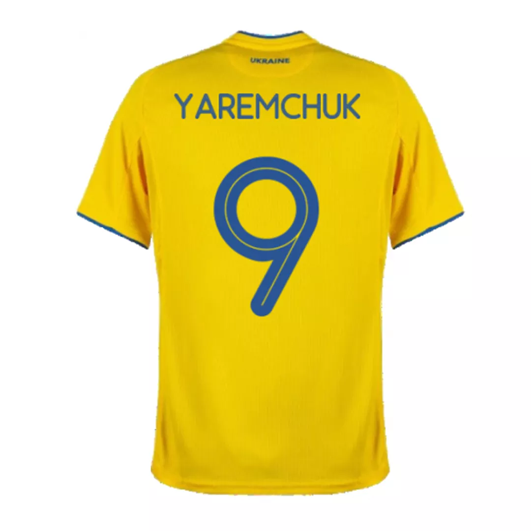 YAREMCHUK #9 Ukraine Football Shirt Home 2020