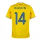 KHARATIN #14 Ukraine Football Shirt Home 2020 - bestfootballkits