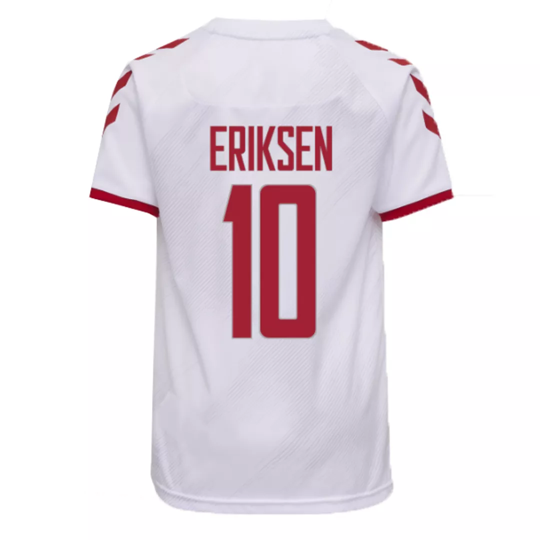 ERIKSEN #10 Denmark Football Shirt Away 2021