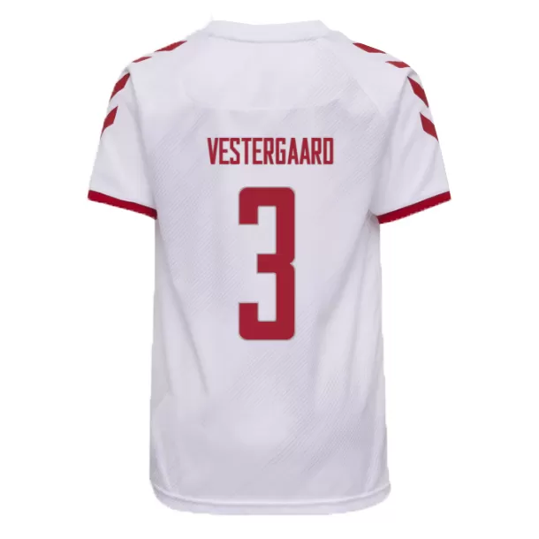VESTERGAARD #3 Denmark Football Shirt Away 2021 - bestfootballkits