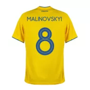 MALINOVSKYI #8 Ukraine Football Shirt Home 2020 - bestfootballkits