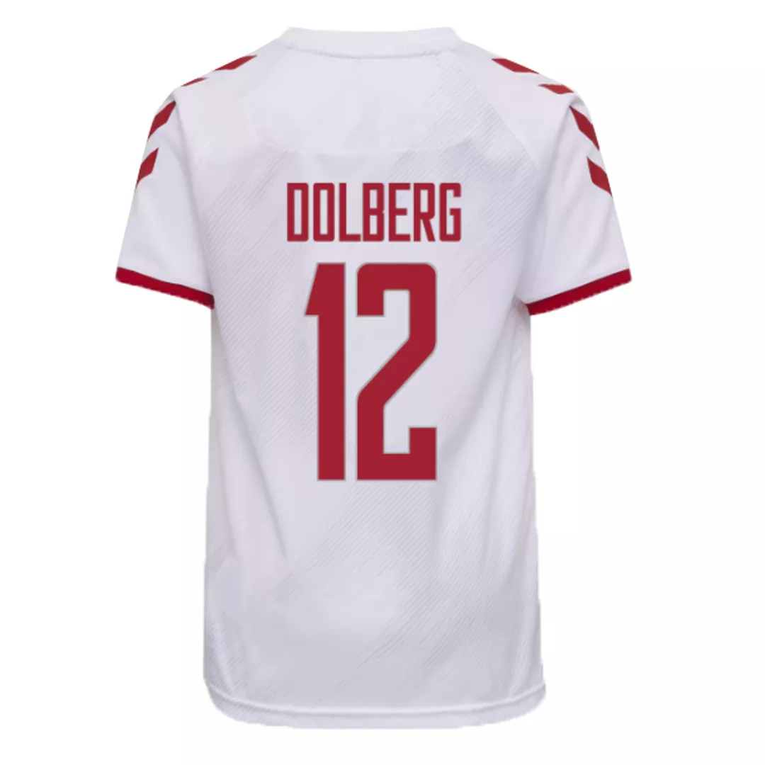 DOLBERG #12 Denmark Football Shirt Away 2021
