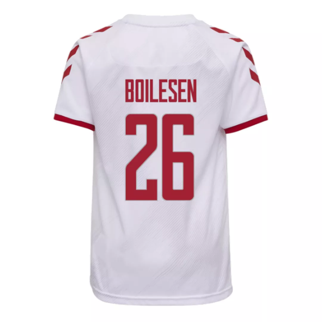 BOILESEN #26 Denmark Football Shirt Away 2021