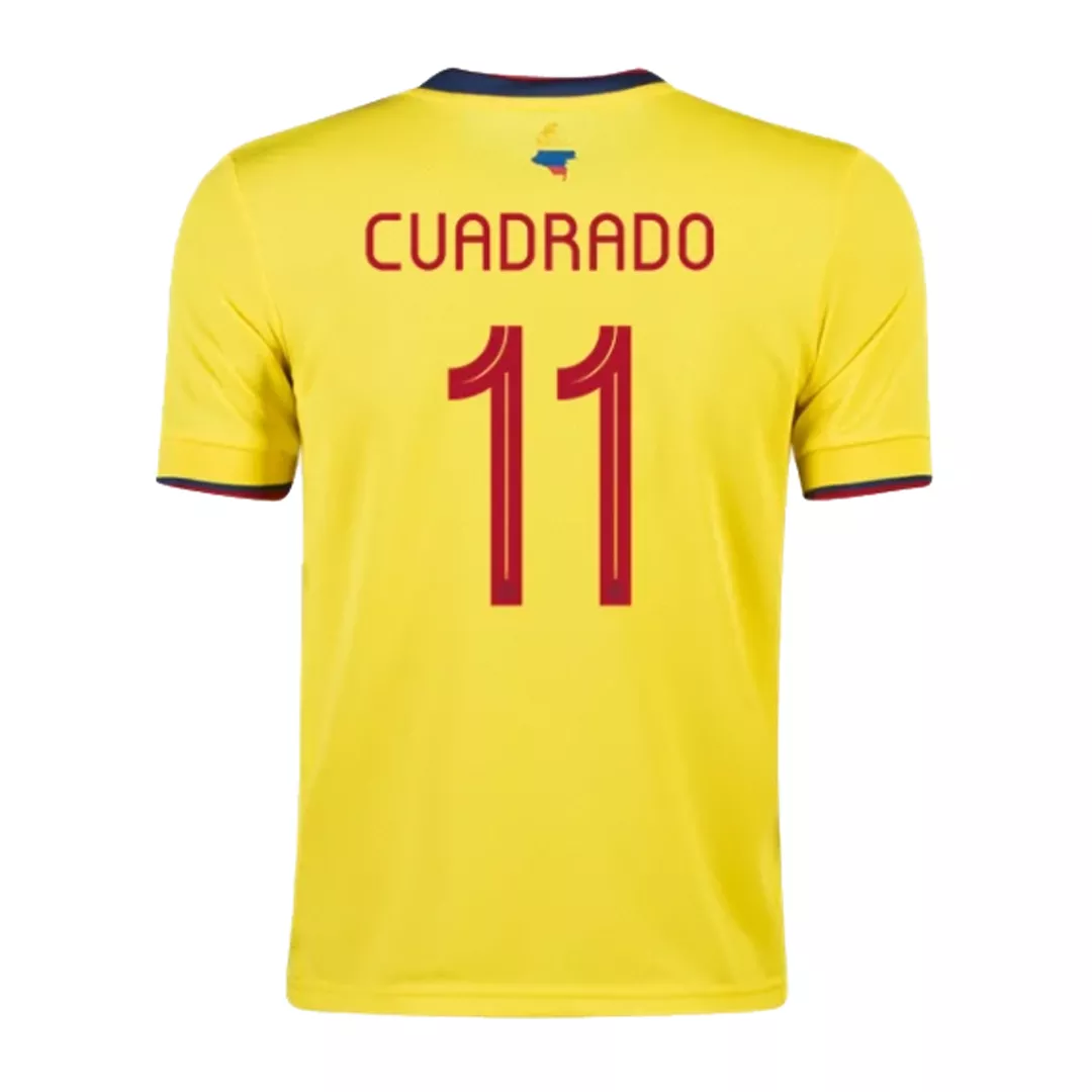 CUADRADO #11 Colombia Football Shirt Home 2021
