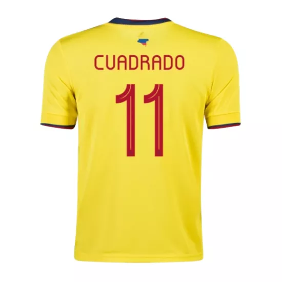 CUADRADO #11 Colombia Football Shirt Home 2021 - bestfootballkits