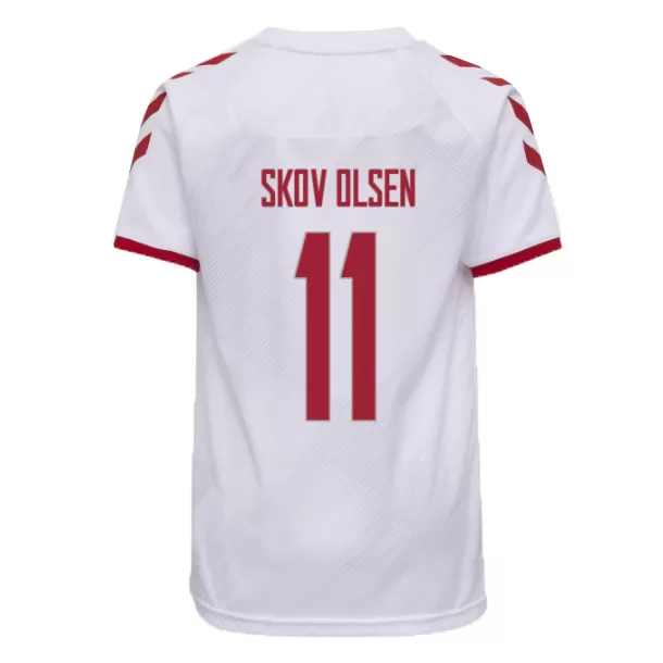 SKOV OLSEN #11 Denmark Football Shirt Away 2021 - bestfootballkits
