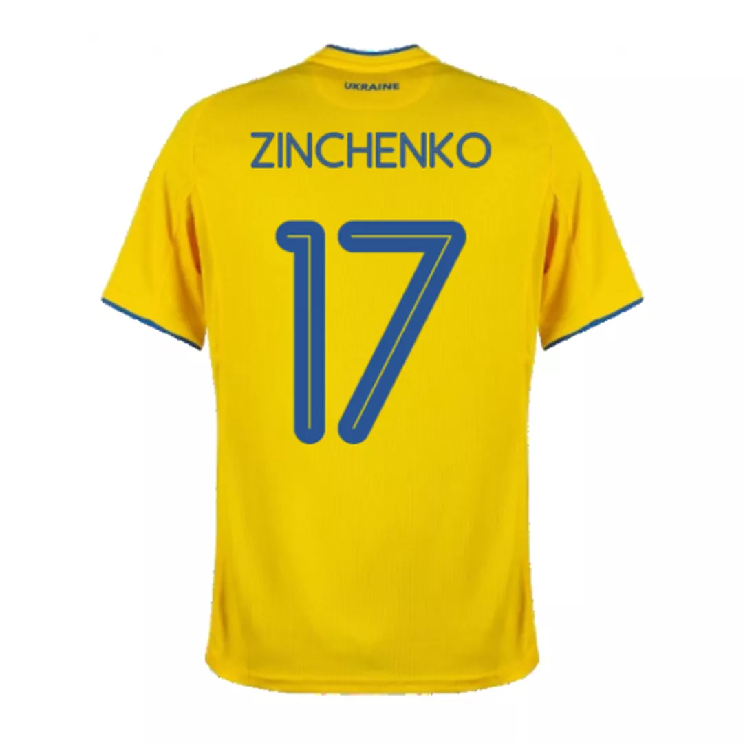 ZINCHENKO #17 Ukraine Football Shirt Home 2020